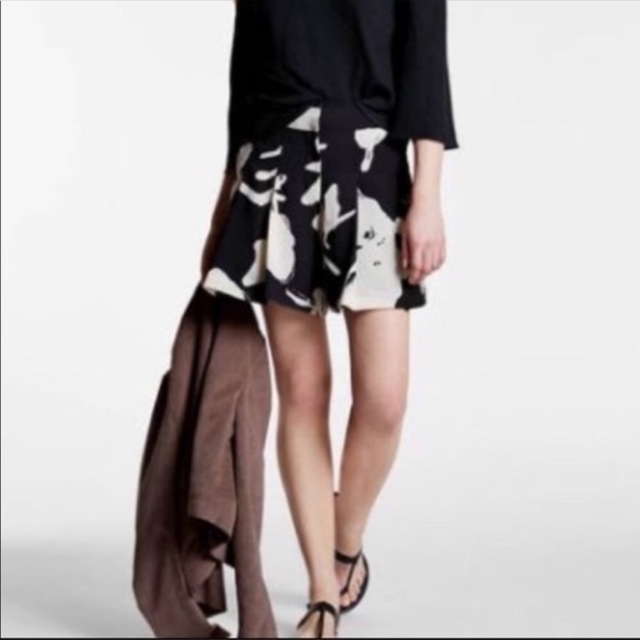 Halston Heritage Silk Shorts
